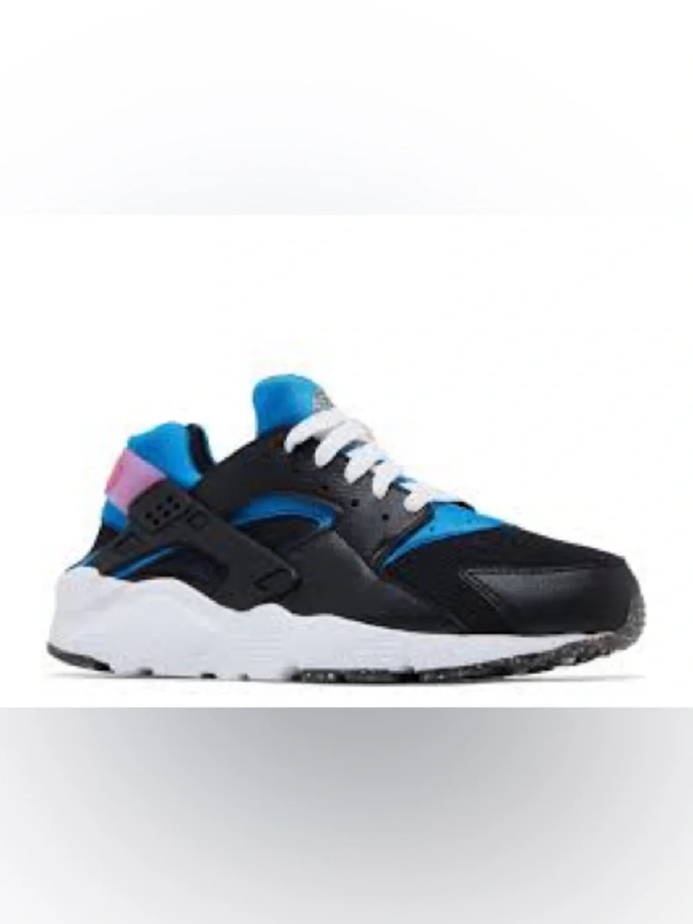 Nike Huarache Run GS 'Black Light Photo Blue' Sneakers,